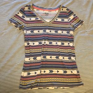 Multicolored Arrow Tee